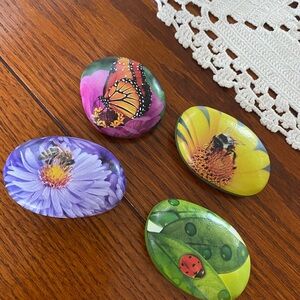 New GANZ Nature-Inspired Decorative Stones - Multicolor